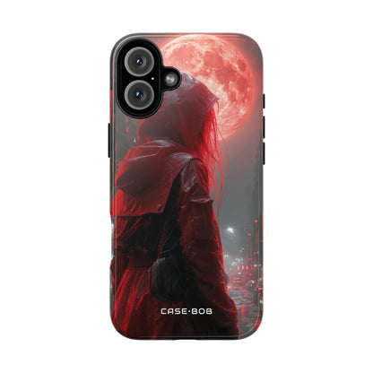 Red Hood Moon iPhone 16 Plus Case - Tough