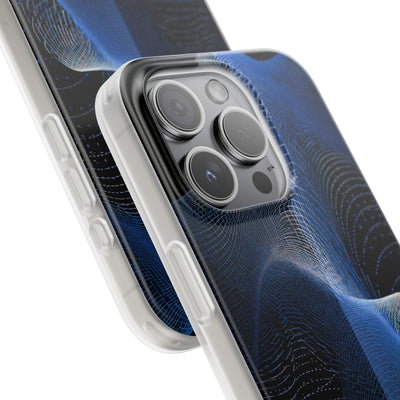 Blue Lite Phone Case for iPhone - Electric Blue Flux