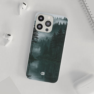 Misty Pine Reflections · Lite Phone Case for iPhone ·  Green