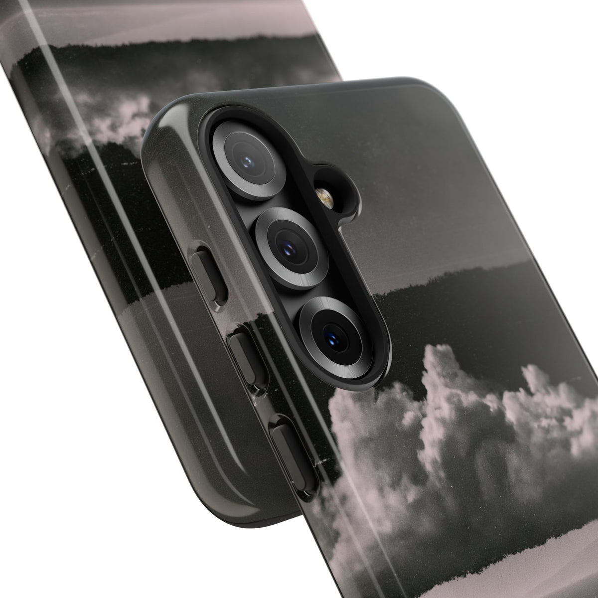 Crimson Horizon · Tough Phone Case for Samsung · Black