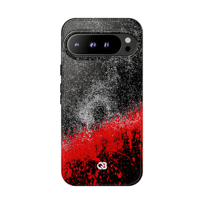 Crimson Noir Drip · Tough Phone Case for Pixel ·  Black