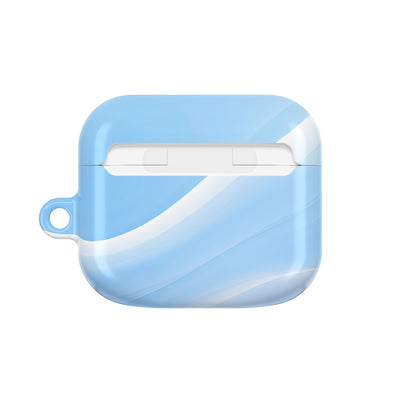 Glacial Contour Flow · Hard Case for AirPods & AirPods Pro · Blue