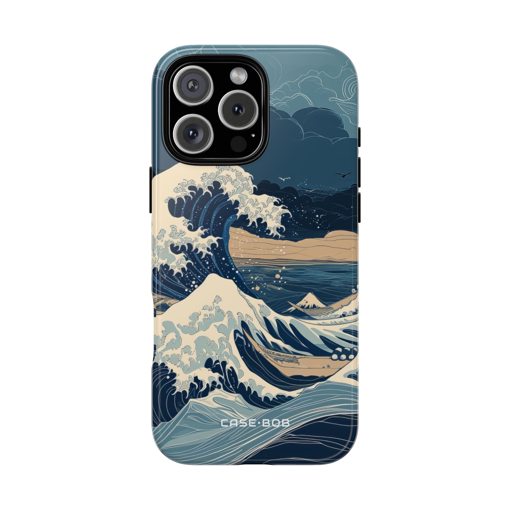Cresting Blue Wave iPhone 16 Pro Max Case - Tough