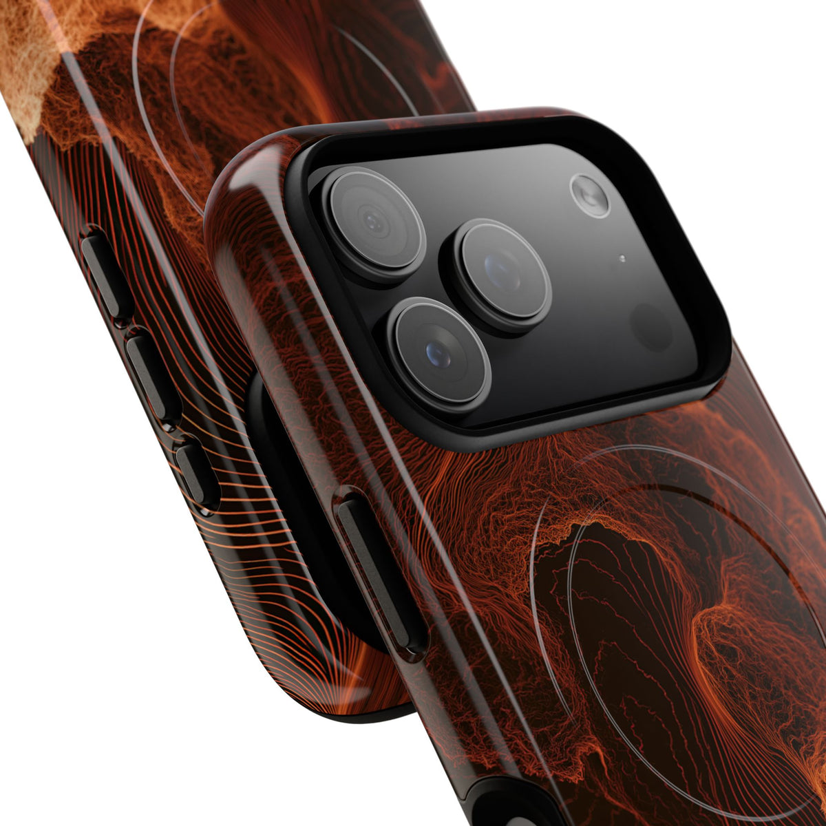 Amber Filament · Tough 2.0 Magnetic Phone Case for iPhone · Orange