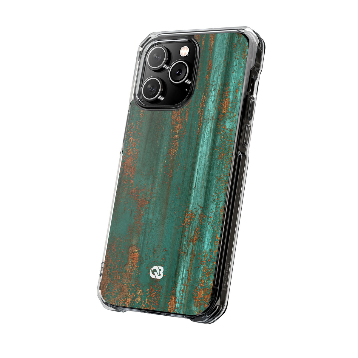 Oxidized Verdigris · Clear Impact Magnetic Phone Case for iPhone ·  Teal