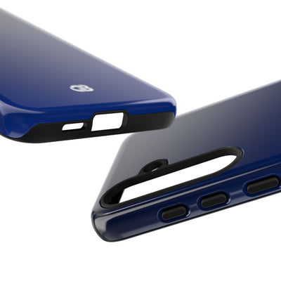 Blue Tough Phone Case for Samsung - Midnight Cobalt Fade