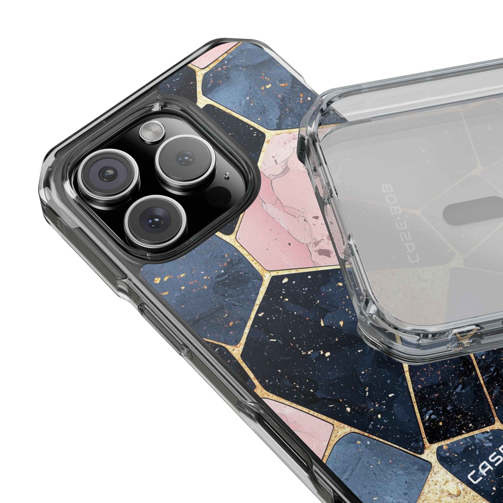 Golden Mosaic iPhone 16 Pro Case - Impact - CASE•BOB