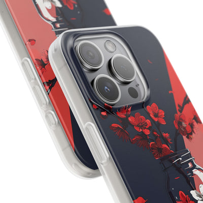 Crimson Blossom Jar · Soft Coque de téléphone pour iPhone