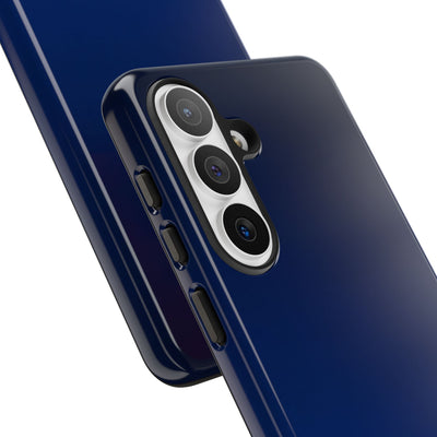Blue Tough Phone Case for Samsung - Midnight Cobalt Fade