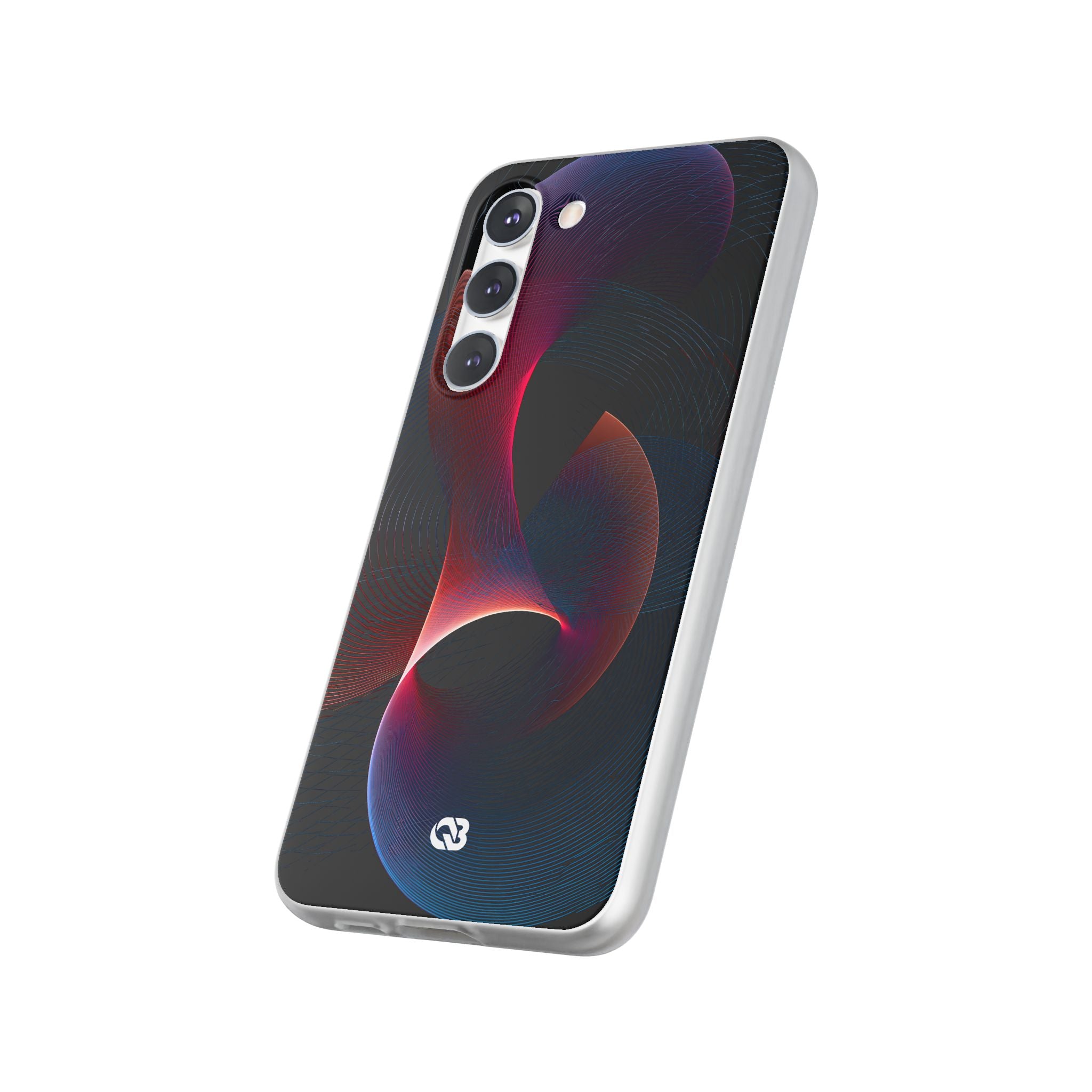 Black Lite Phone Case for Samsung - Cobalt Crimson Flux
