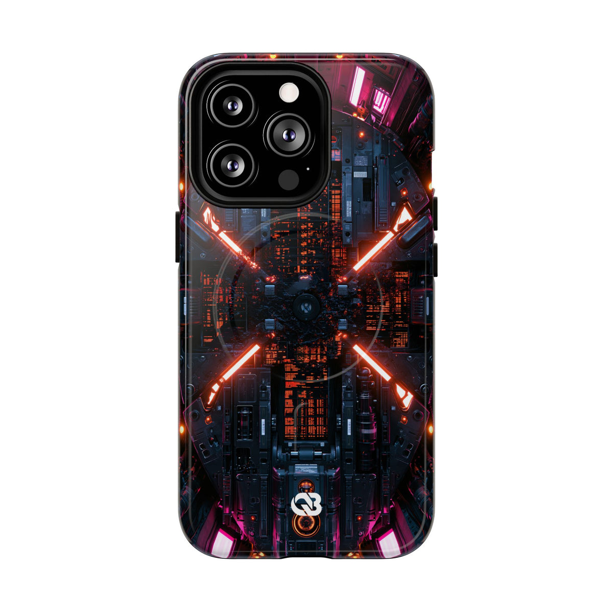 Cybernetic Reactor Core · Tough 2.0 Magnetic Phone Case for iPhone · Black