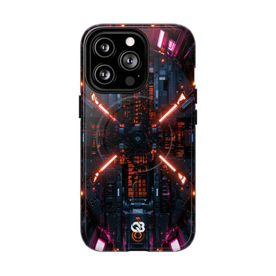 Cybernetic Reactor Core · Tough 2.0 Magnetic Phone Case for iPhone · Black