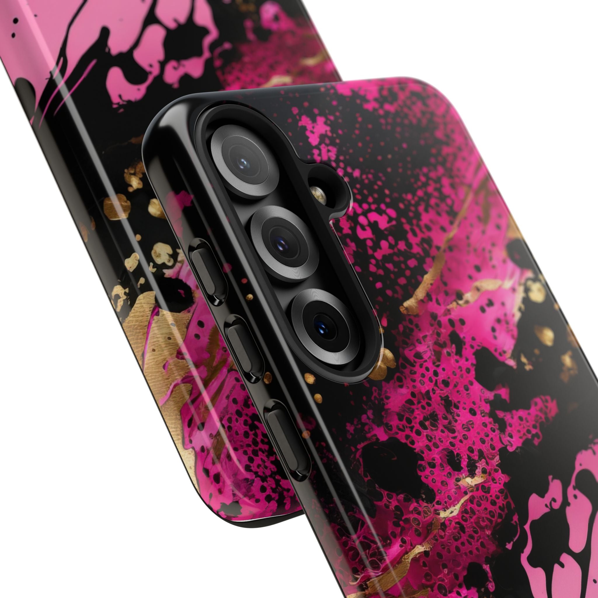 Magenta Liquid Gold · Tough Fundas para teléfono para Samsung