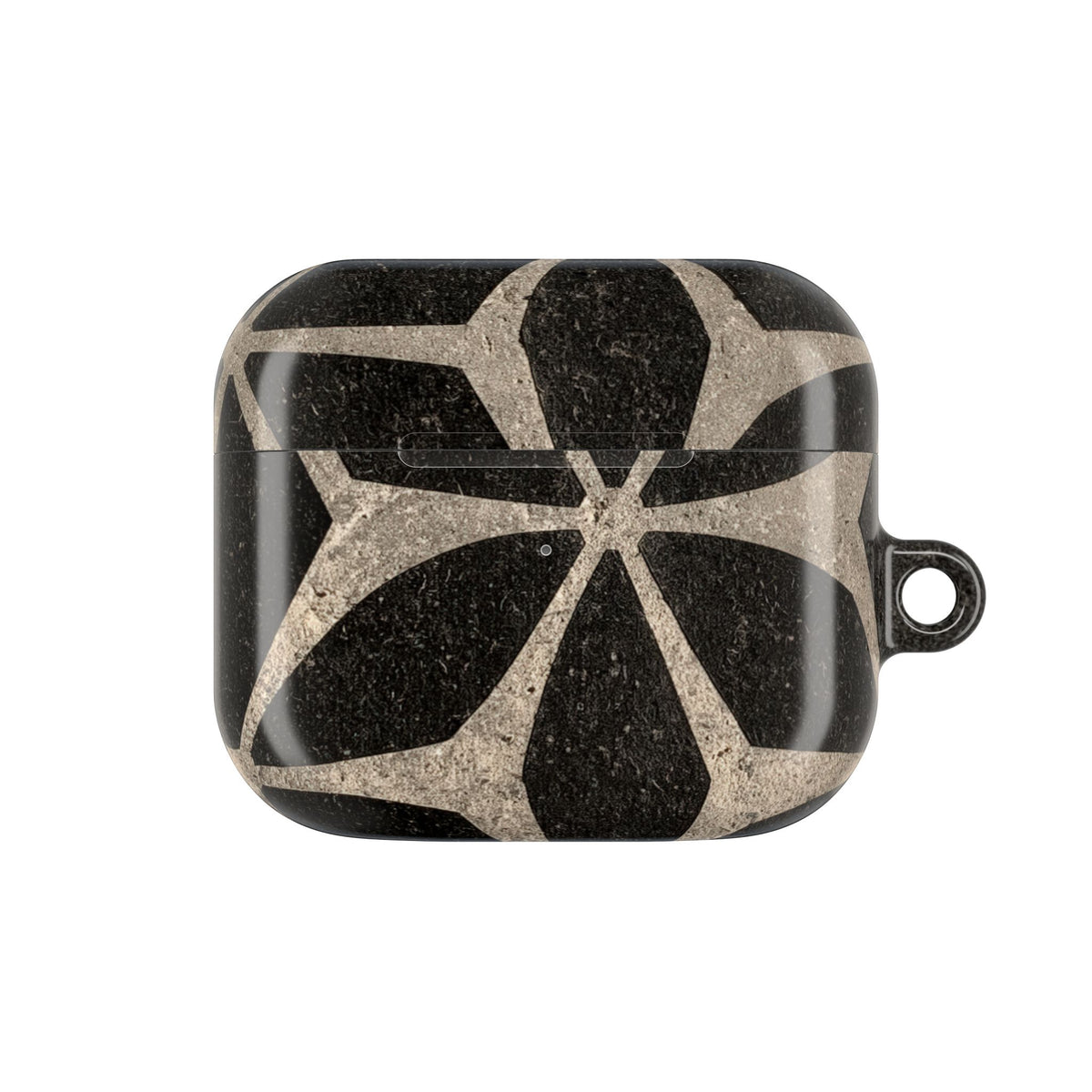 Concrete Mosaic Star · Hard Case for AirPods & AirPods Pro · Black