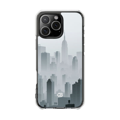 Metropolitan Horizon · Clear Impact Magnetic Phone Case for iPhone ·  Grey