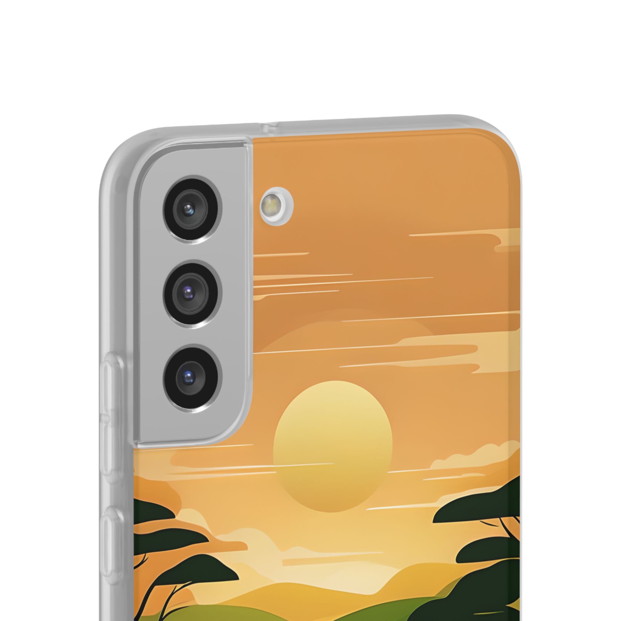 Verdant Horizon Sun · Soft Phone Case for Samsung