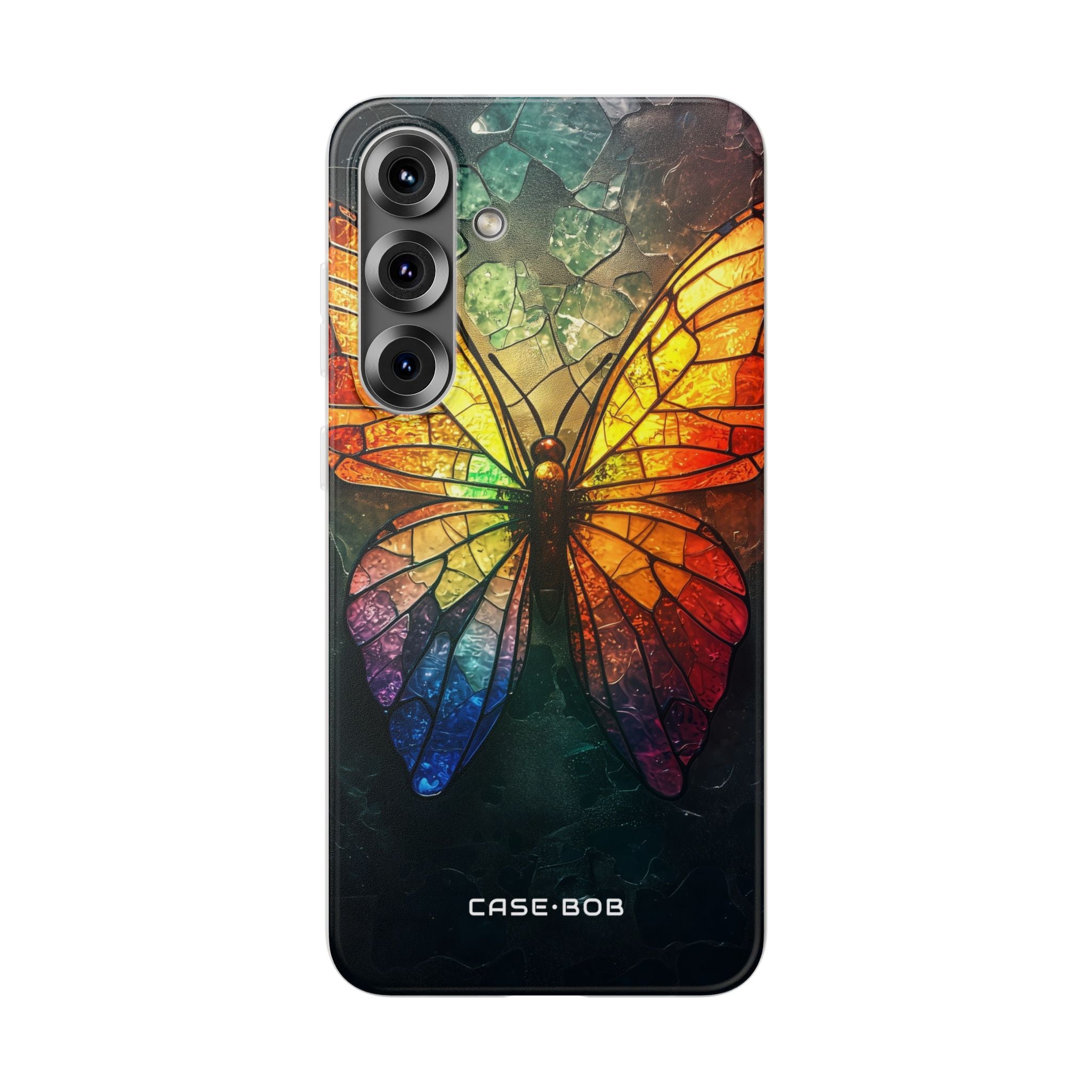 Mosaic Butterfly Glow Samsung S25 Plus Case - Soft