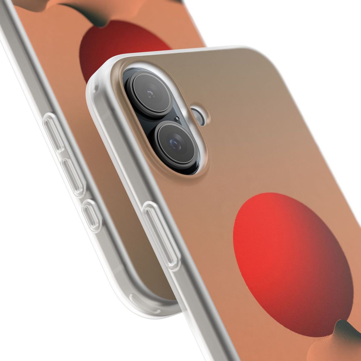 Crimson Sol Ridge · Lite Phone Case for iPhone ·  Red