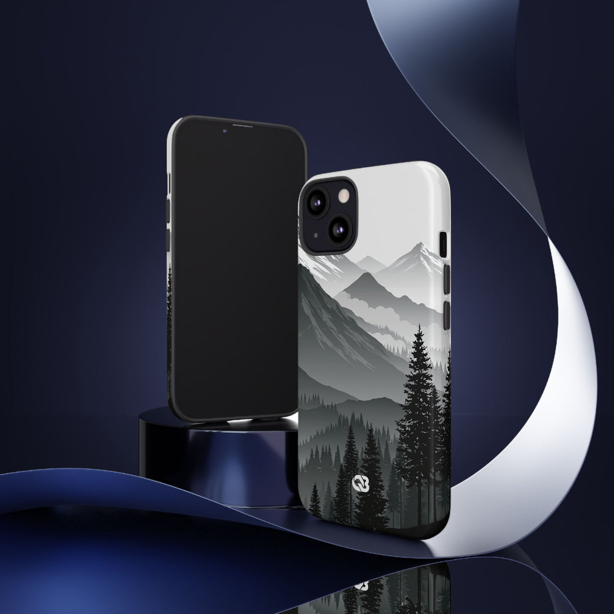 Alpine Horizon · Tough Phone Case for iPhone · Black