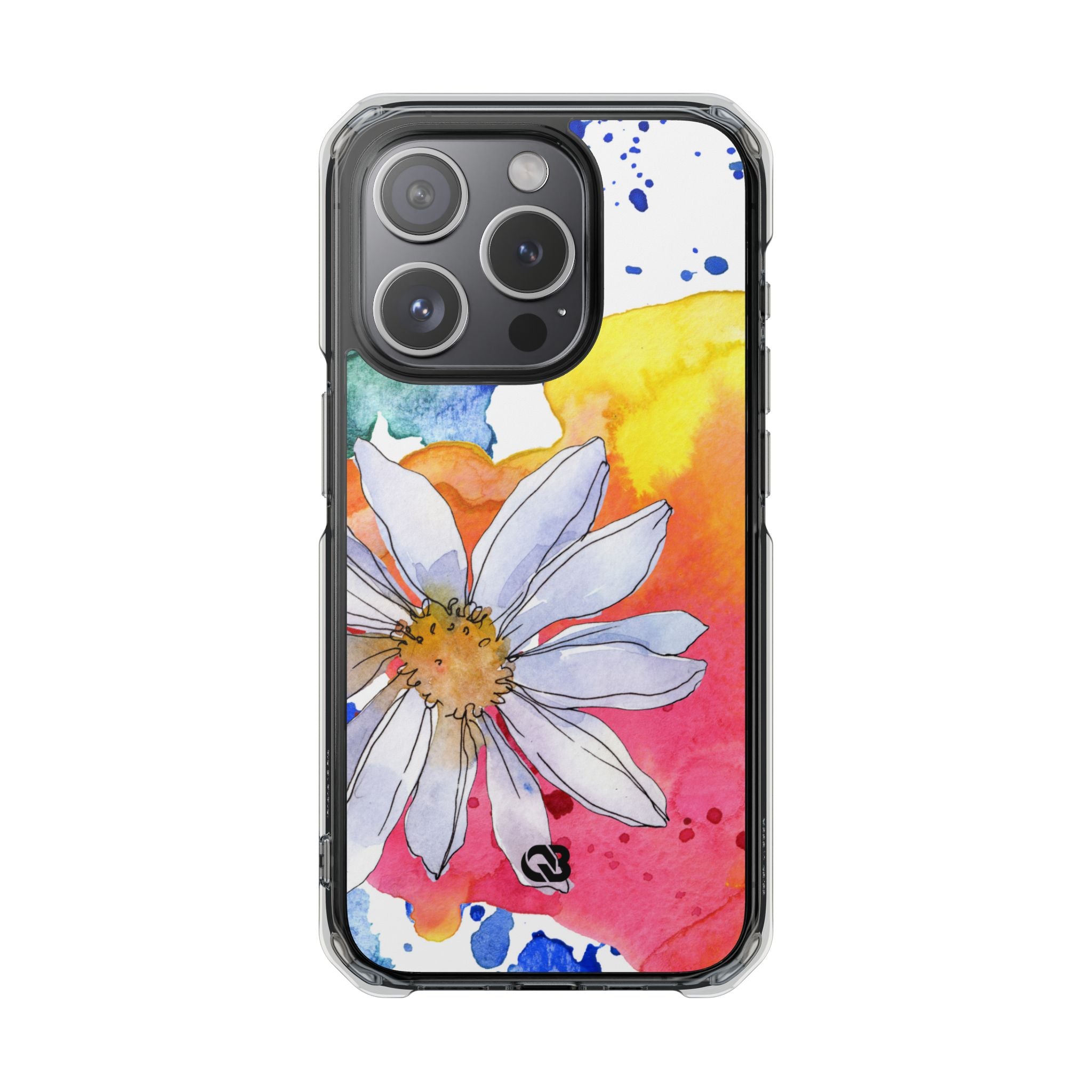 Vivid Bloom Splatter · Impact Handyhülle für iPhone · Magsafe