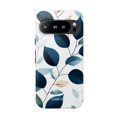 Navy Blattadern Google Pixel 9 Pro Case - Tough
