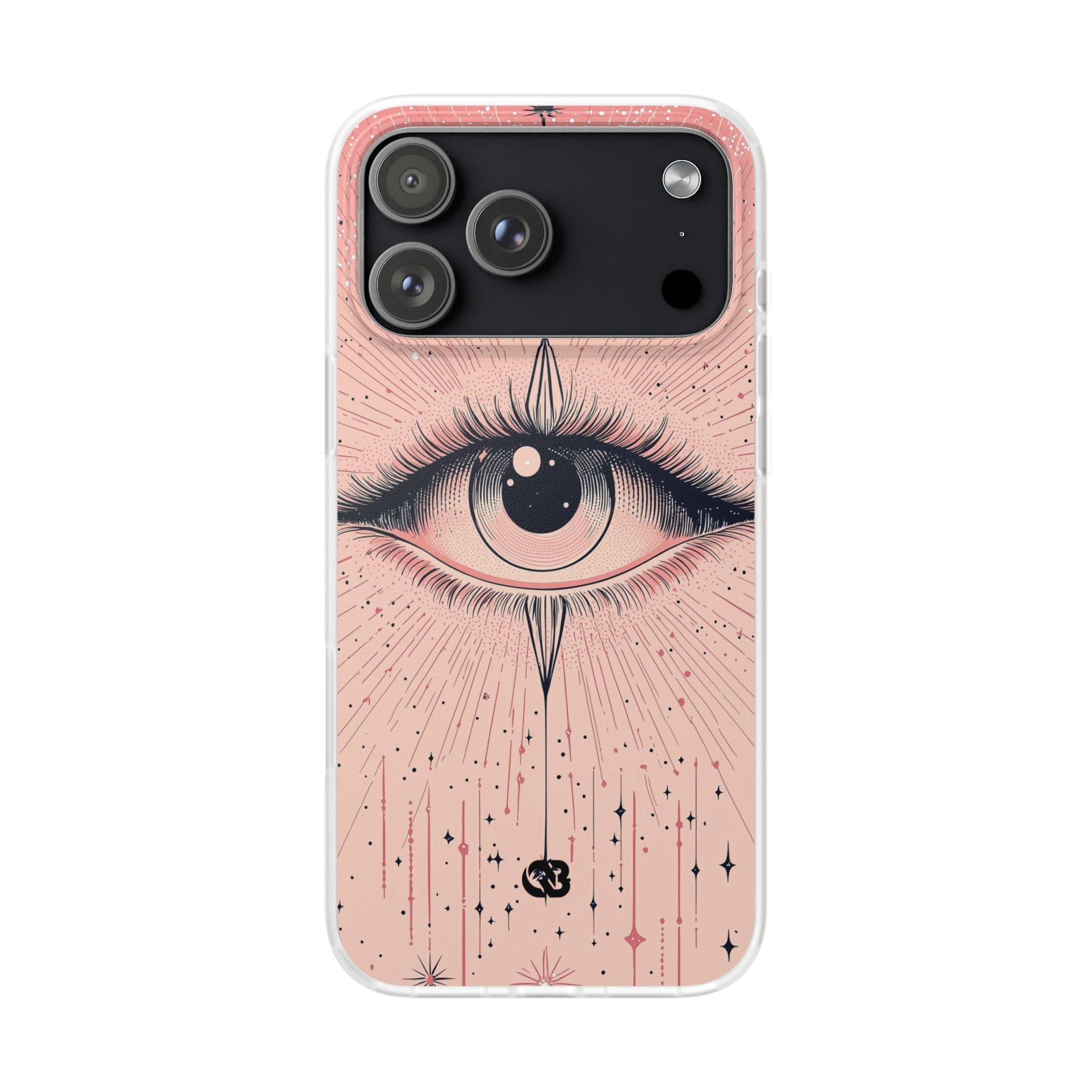 Obsidian Cosmic Gaze · Soft Phone Case for iPhone