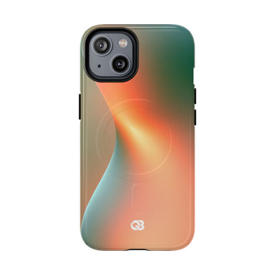 Radiant Contour · Tough 2.0 Magnetic Phone Case for iPhone · Orange