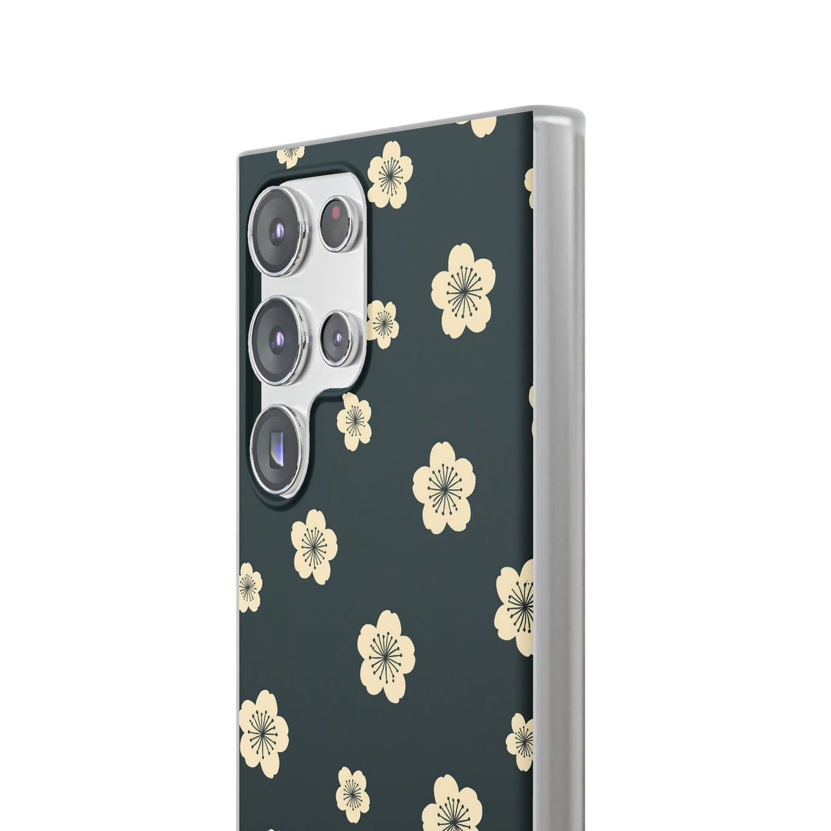 Midnight Sakura Bloom · Lite Phone Case for Samsung · Black