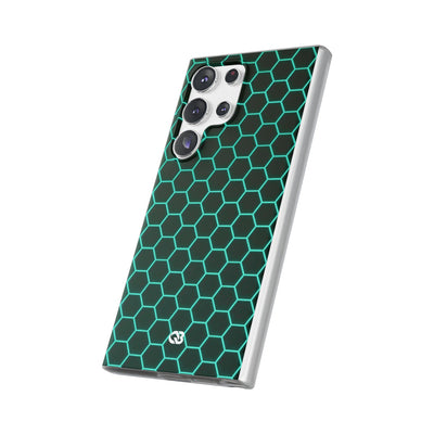 Neon Hex Spectrum · Lite Phone Case for Samsung · Teal