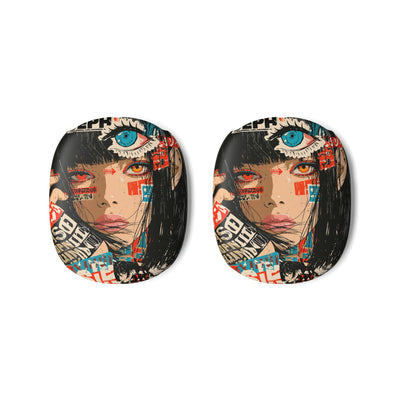 Shibuya Street Collage · Hard Case for AirPods Max · Red