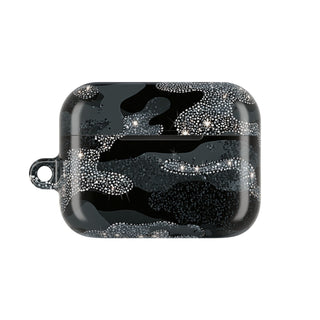 Glitter Shadow Camo · Hard Case for AirPods & AirPods Pro · Black