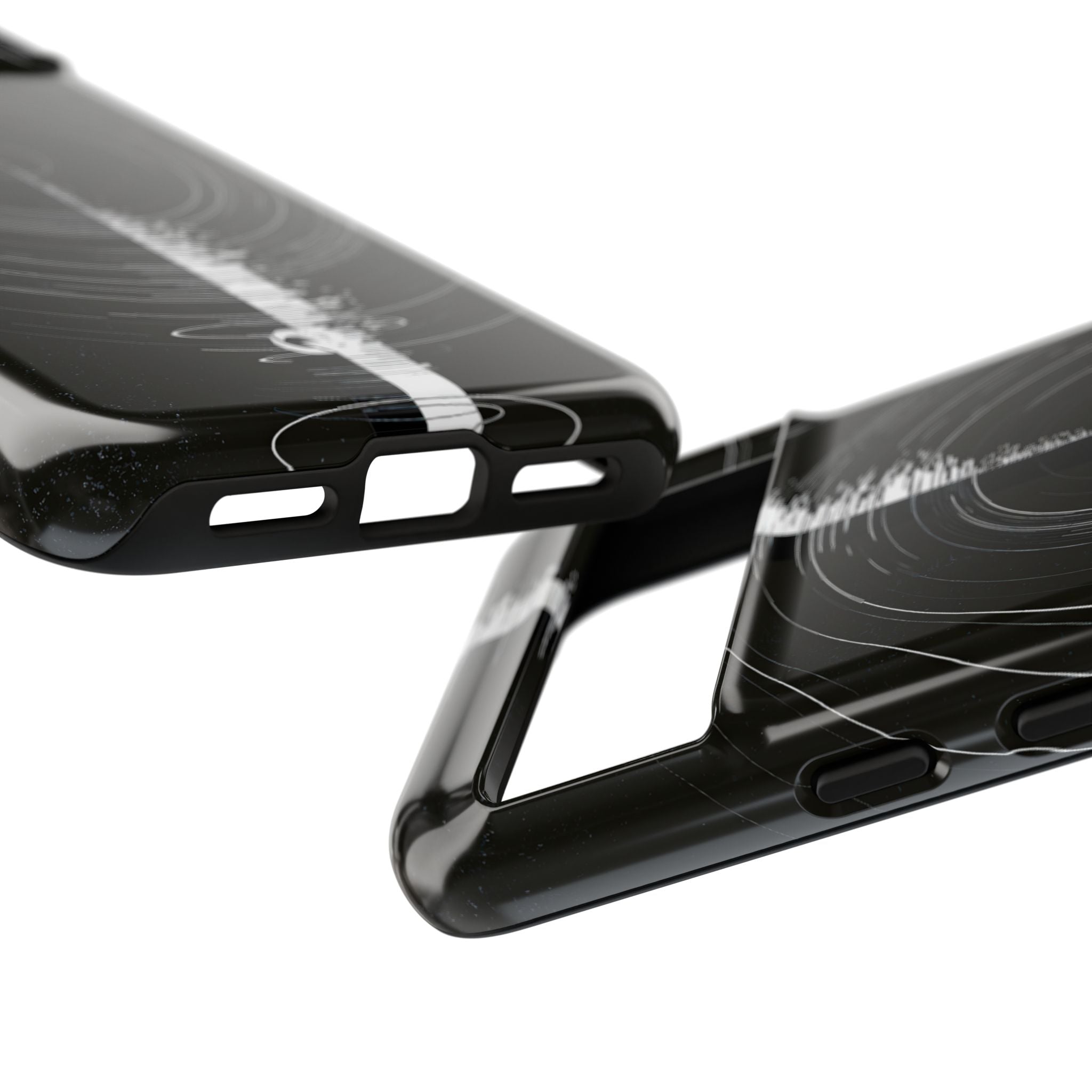 Black Tough Phone Case for Google Pixel - Obsidian Orbital Signal
