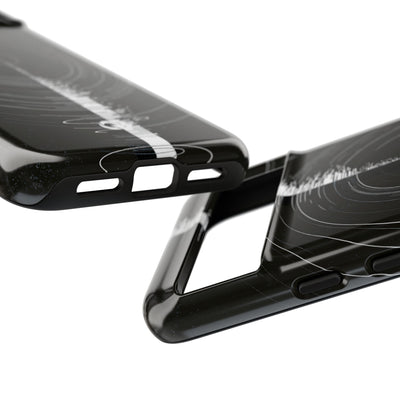 Black Tough Phone Case for Google Pixel - Obsidian Orbital Signal