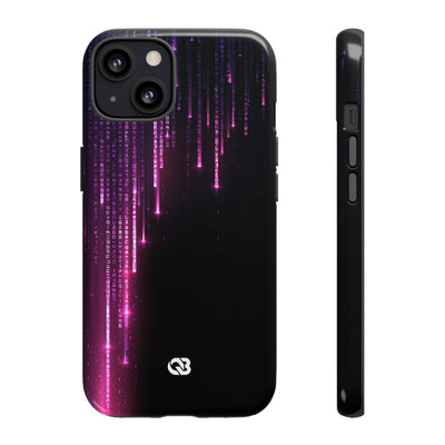 Binary Cascade · Tough Phone Case for iPhone · Black