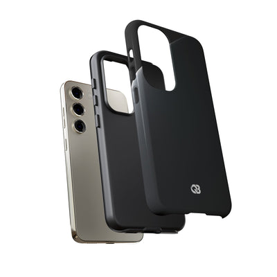 Black Tough Phone Case for Samsung - Obsidian Lunar Arch