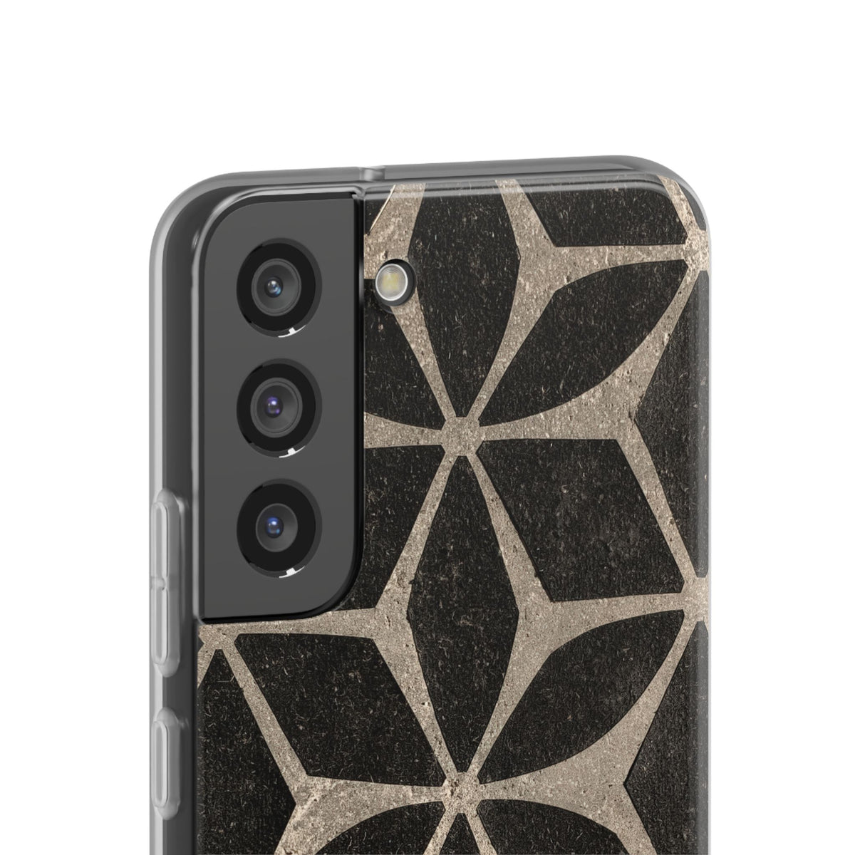 Concrete Mosaic Star · Lite Phone Case for Samsung · Black