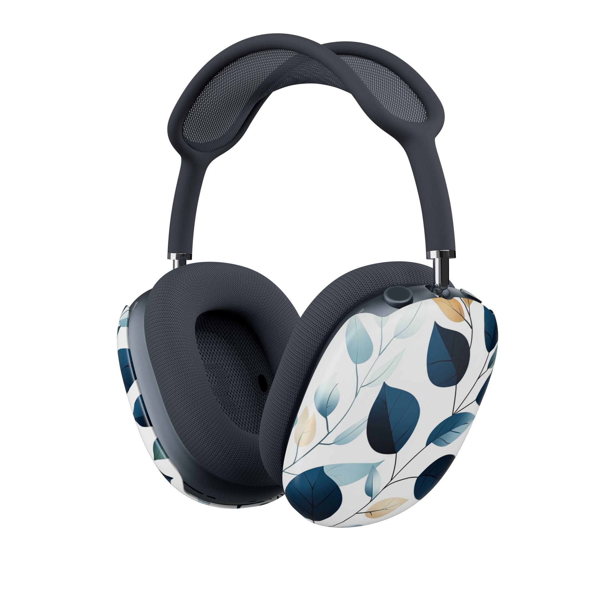 Navy Leaf Veins - AirPod Max Case