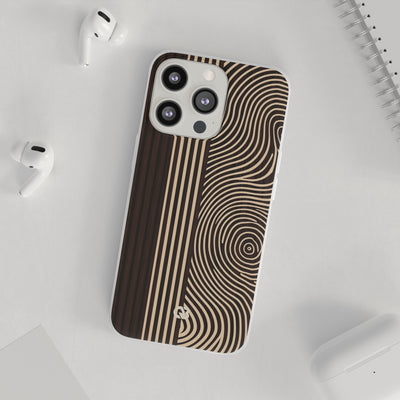 Timber Ring Contour · Lite Phone Case for iPhone ·  Brown