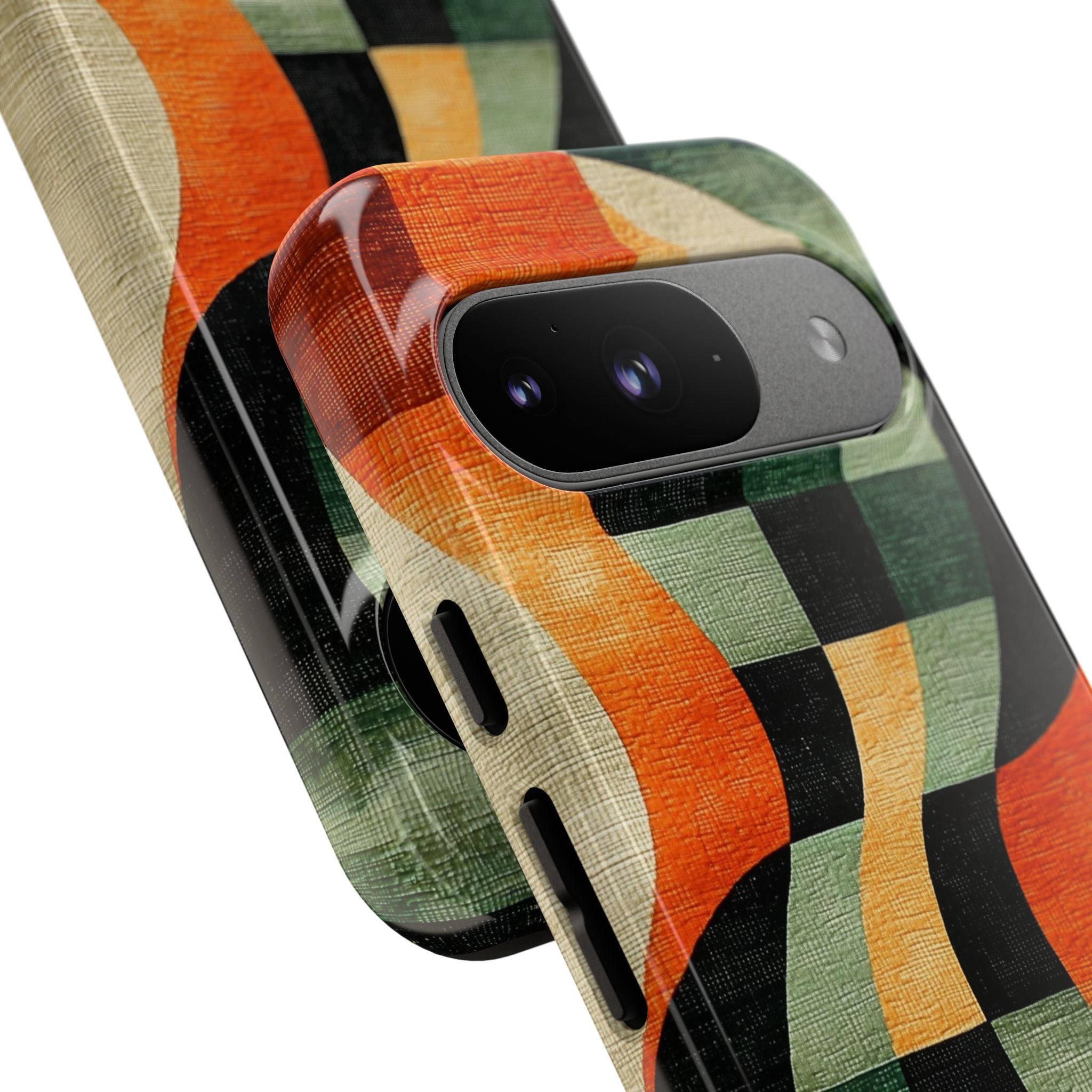 Burnt Orange Curve · Tough Phone Case for Google Pixel