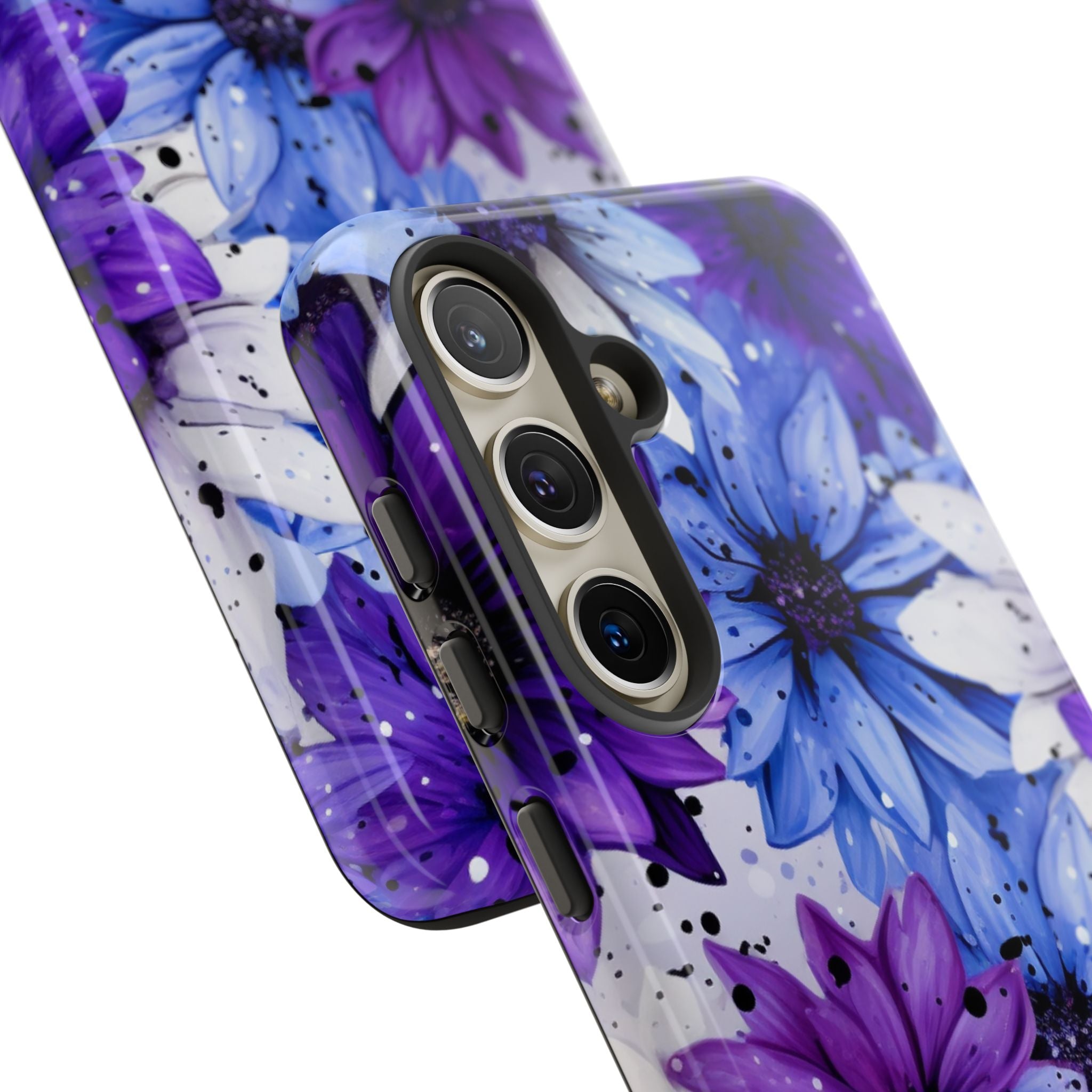 Ink Splatter Blooms · Tough Coque de téléphone pour Samsung