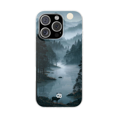 Silent Nordic Fjord · Lite Phone Case for iPhone ·  Blue