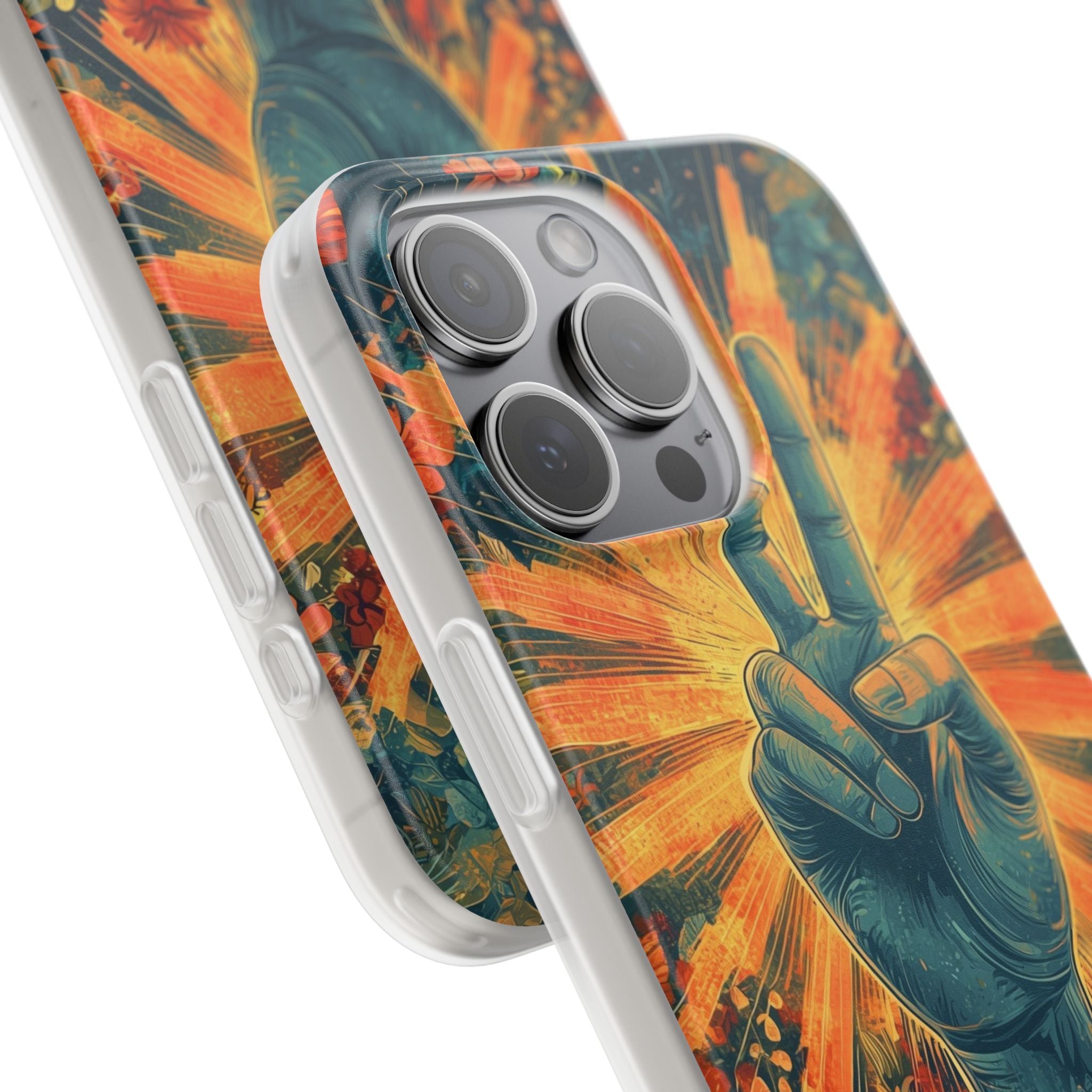 Radiant Peace Bloom · Soft Phone Case for iPhone