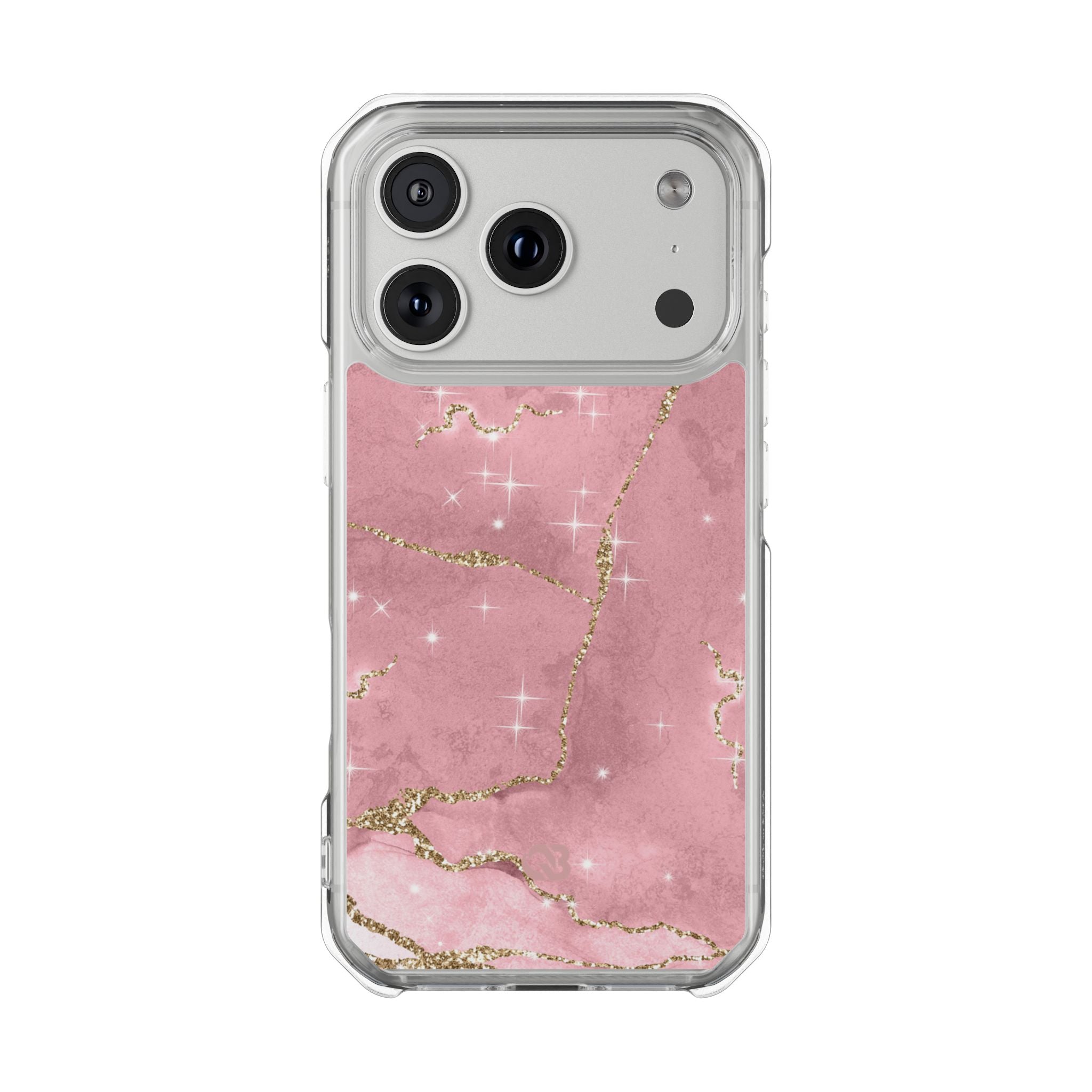 Rose Sparkle Marble · Impact Coque de téléphone pour iPhone · Magsafe