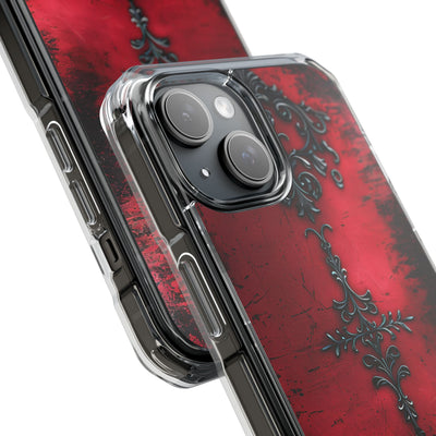 Crimson Gothic Filigree · Impact Phone Case for iPhone · Magsafe
