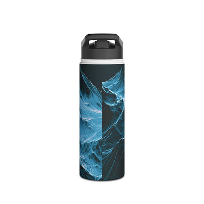 Nordic Frost Peak · Insulated Water Bottle · Blue