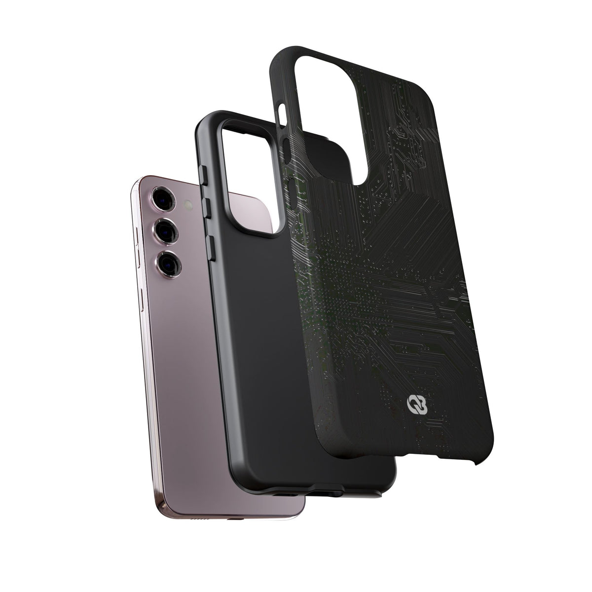 Obsidian Circuitry · Tough Phone Case for Samsung · Black