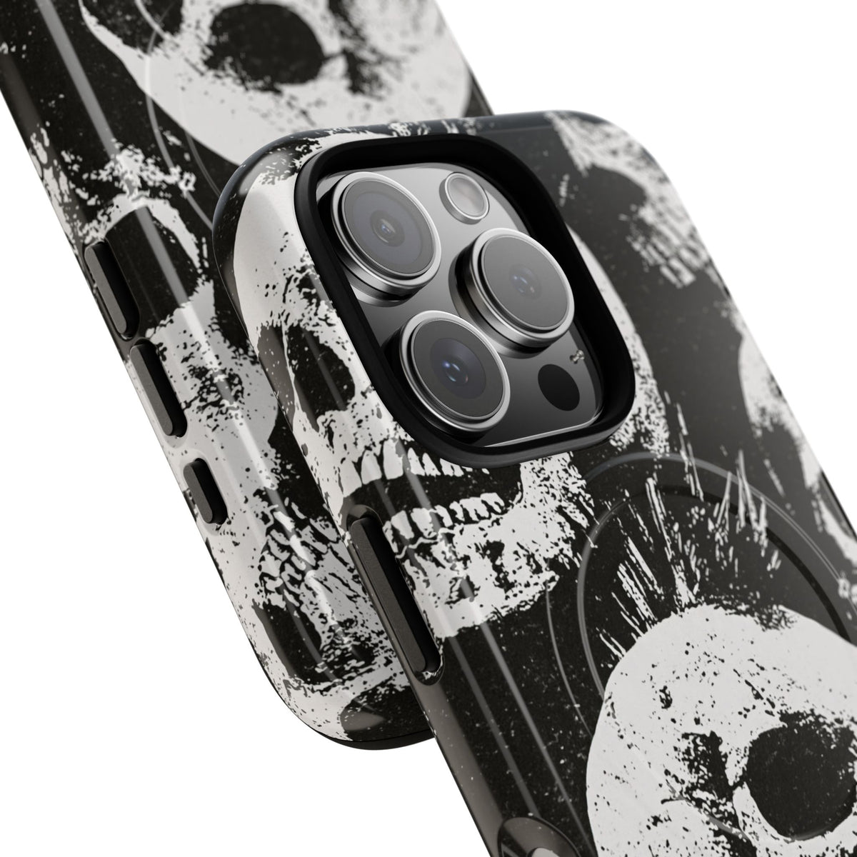 Punk Skull Riot · Tough 2.0 Magnetic Phone Case for iPhone · Black