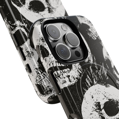 Punk Skull Riot · Tough 2.0 Magnetic Phone Case for iPhone · Black