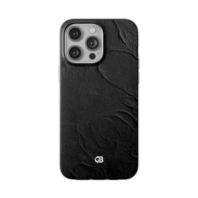Obsidian Stucco Relief · Lite Phone Case for iPhone ·  Black