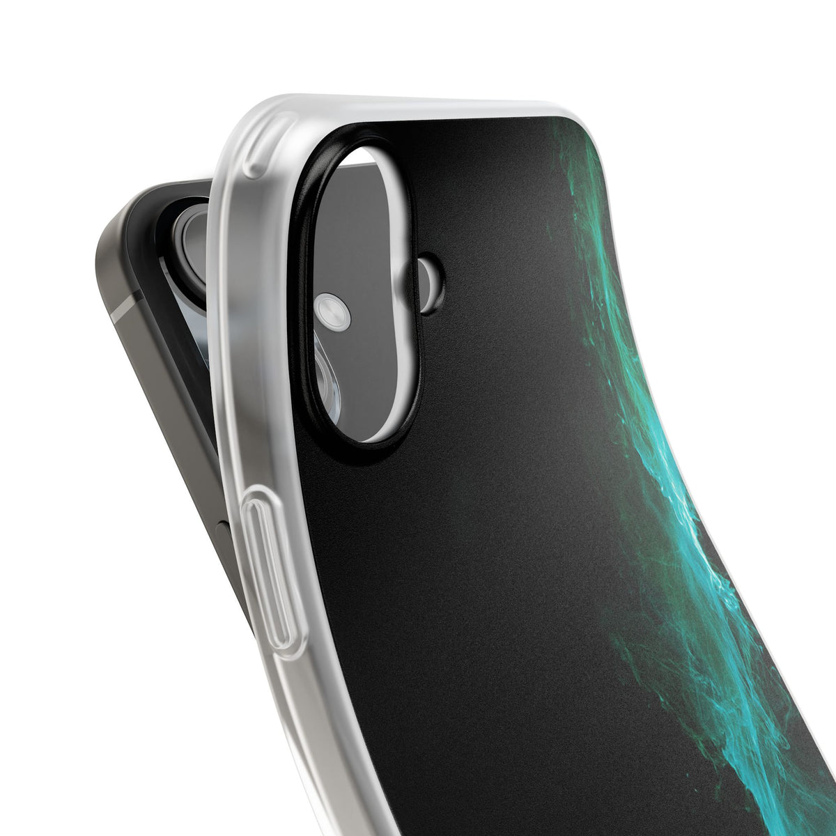 Luminous Plume · Lite Phone Case for iPhone ·  Teal